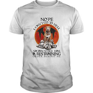 Boxer Skulls Nope I Cant Go To Hell Satan Shirt